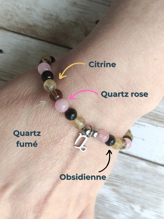 L’Équilibre du Sommet : Bracelet Capricorne – Ancrage, Sérénité & Rayonnement