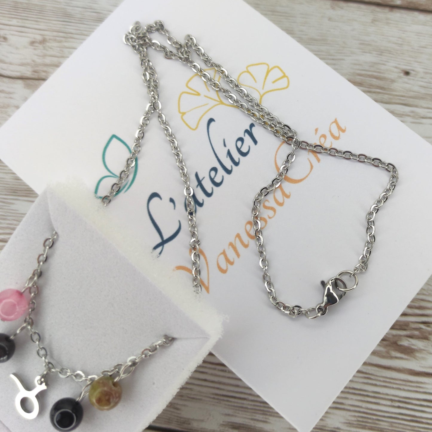 Collier "Équilibre du Taureau" – Harmonie, Ancrage et Cœur L'Atelier VanessaCréa