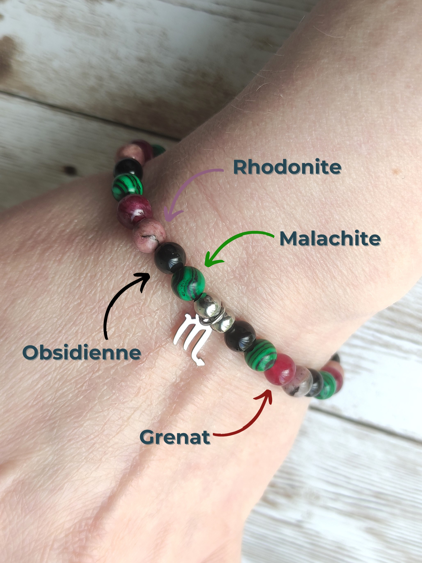 Le Phénix du Zodiaque | Bracelet Alchimie & Renaissance – Spécial Scorpion