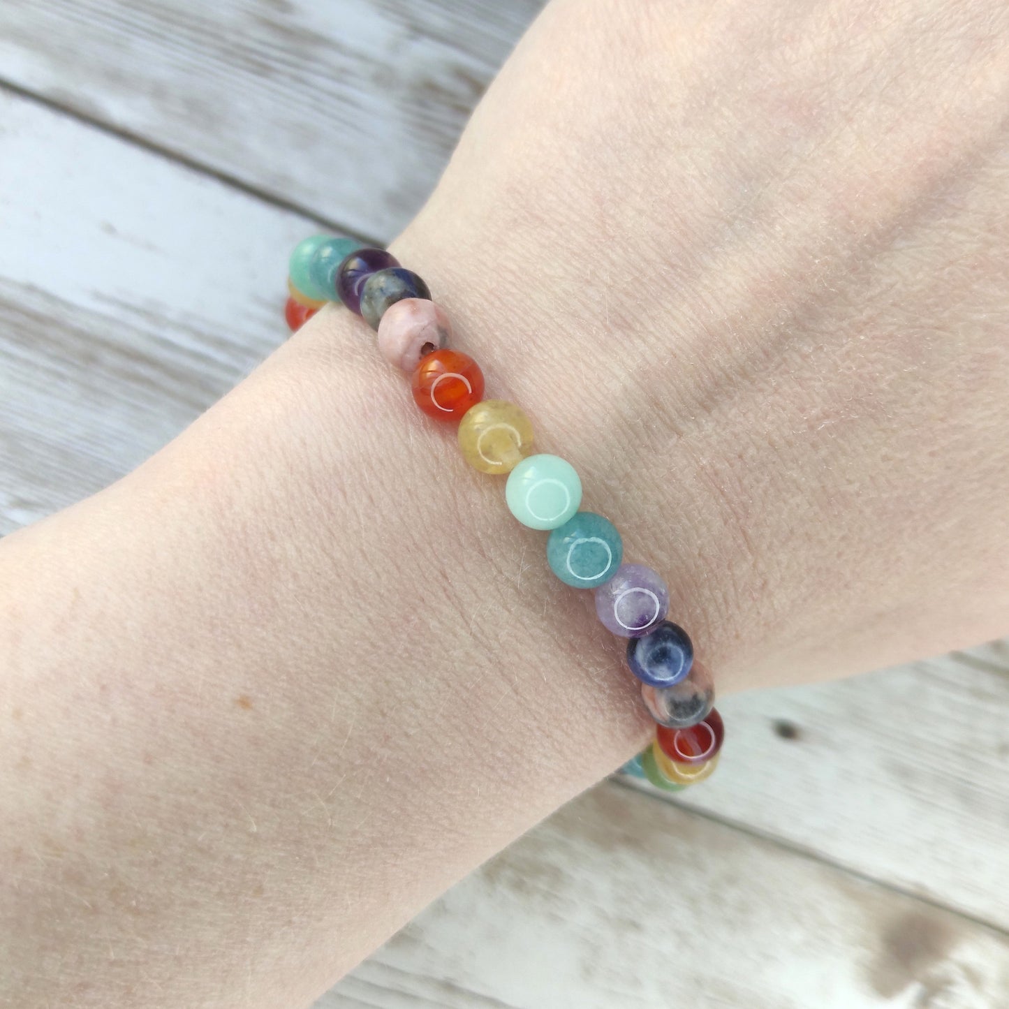 Bracelet "Harmonie Intégrale" — Les 7 Chakras L'Atelier VanessaCréa