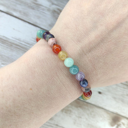 Bracelet "Harmonie Intégrale" — Les 7 Chakras L'Atelier VanessaCréa