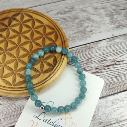 Bracelet Aigue-Marine naturelle L'Atelier VanessaCréa