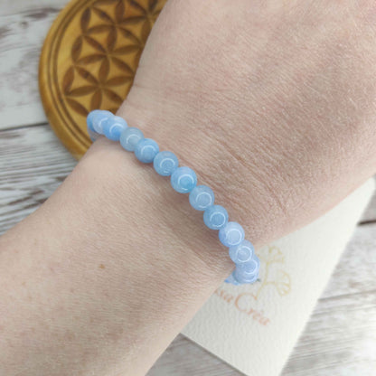 Bracelet Calcédoine Naturelle L'Atelier VanessaCréa