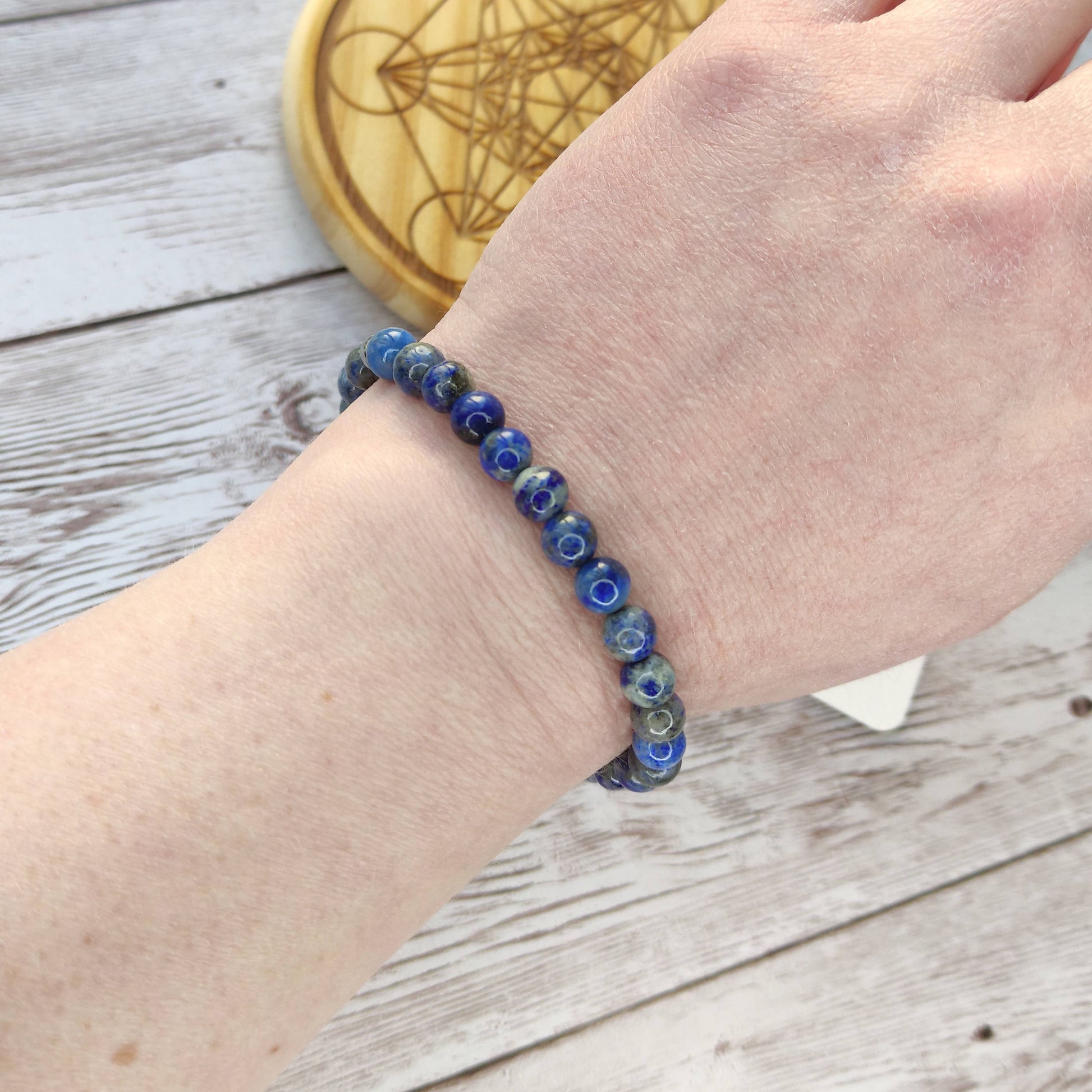 Bracelet Éveil & Sérénité en Lapis-Lazuli Naturel L'Atelier VanessaCréa
