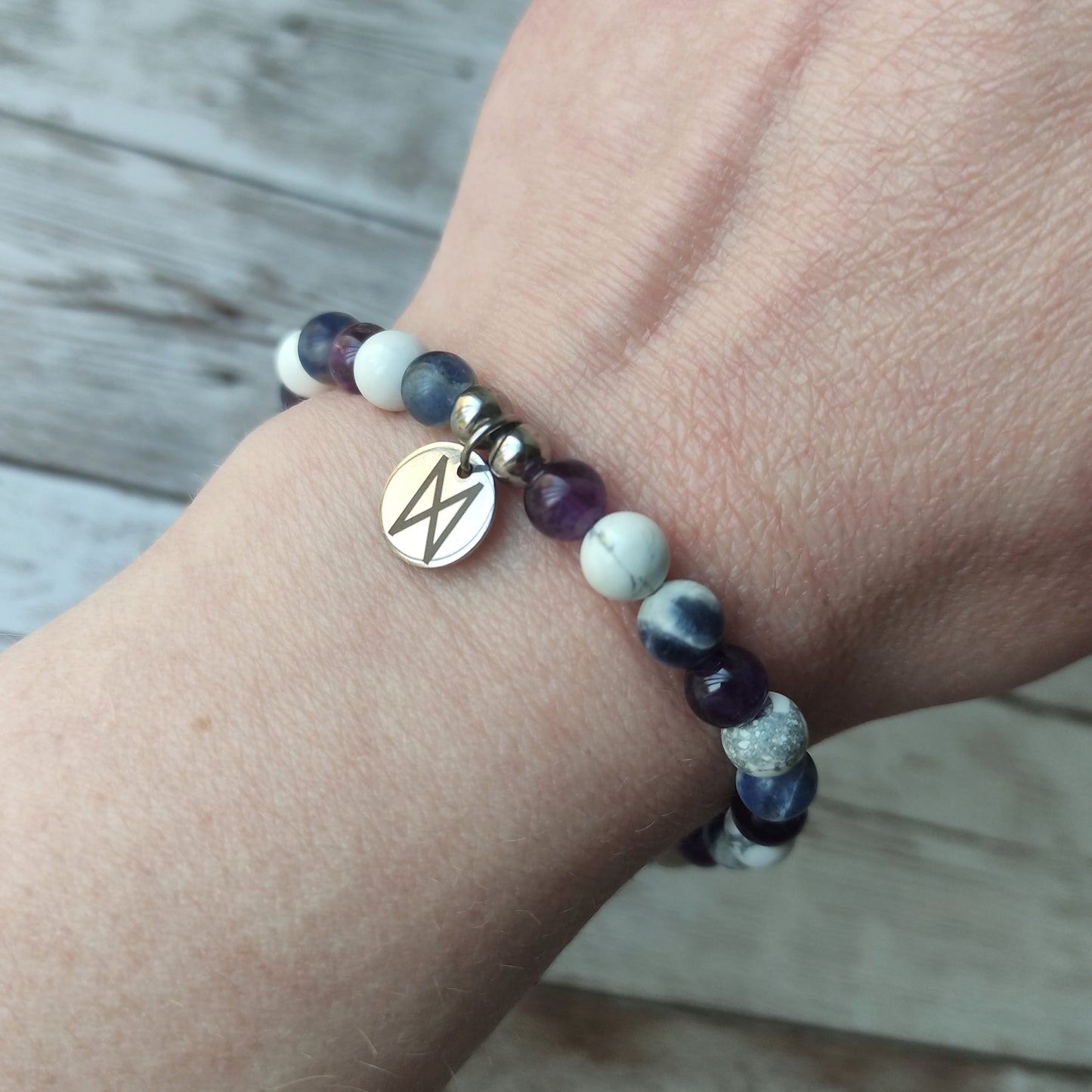 Bracelet "Sérénité Absolue" – Équilibre, Paix Intérieure & Anti-Stress L'Atelier VanessaCréa
