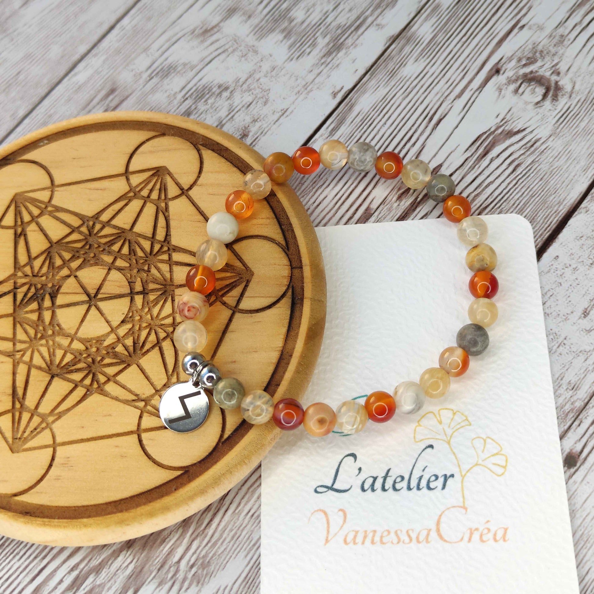 Bracelet "Rayonnement Intérieur" – Confiance, Optimisme & Force Solaire L'Atelier VanessaCréa