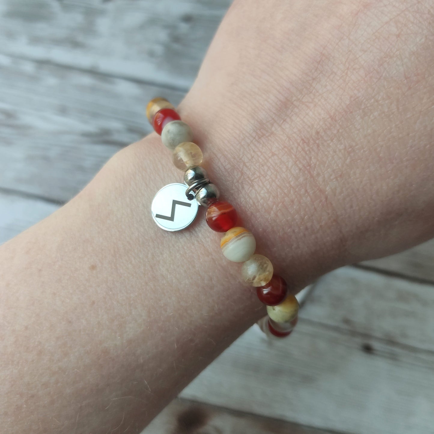 Bracelet "Rayonnement Intérieur" – Confiance, Optimisme & Force Solaire L'Atelier VanessaCréa