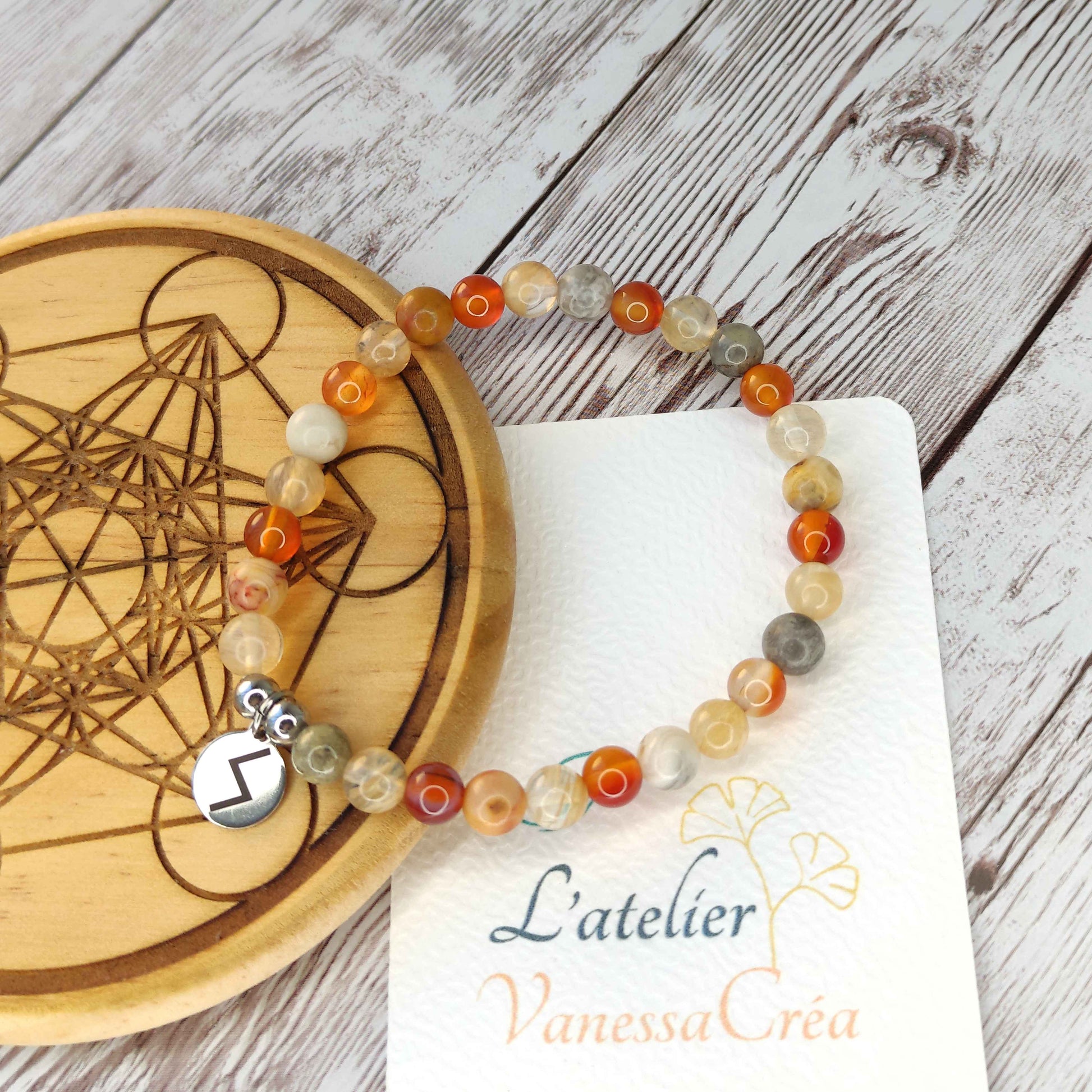 Bracelet "Rayonnement Intérieur" – Confiance, Optimisme & Force Solaire L'Atelier VanessaCréa
