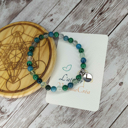 Bracelet douleurs inflammation pierres naturelles L'Atelier VanessaCréa