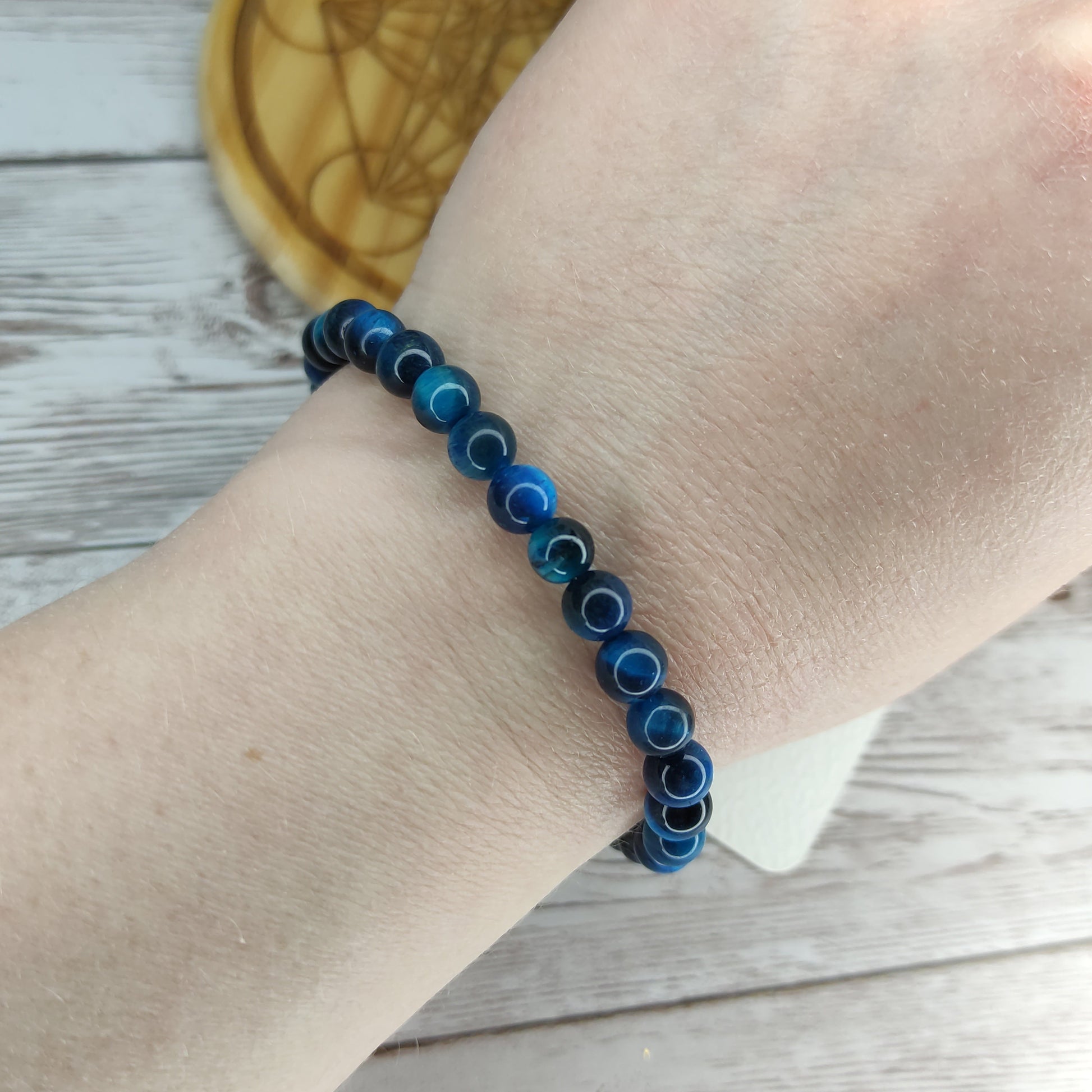 Bracelet Intuition & Sérénité – Œil de Faucon Naturel L'Atelier VanessaCréa