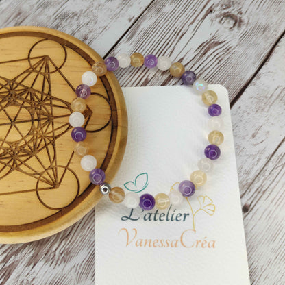 Le Bracelet "Équilibre Sacré" – Sérénité & Renouveau (Ménopause) L'Atelier VanessaCréa