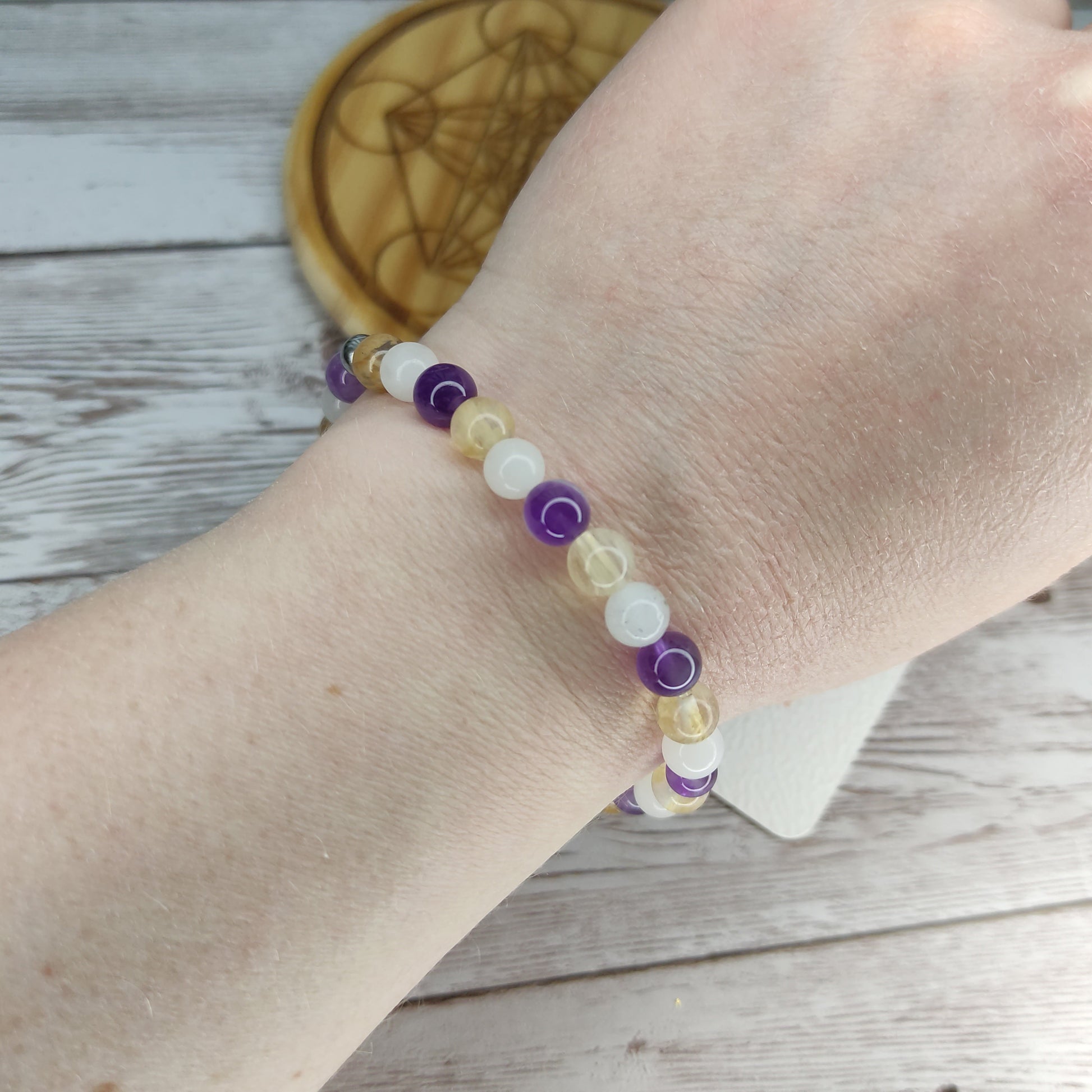 Le Bracelet "Équilibre Sacré" – Sérénité & Renouveau (Ménopause) L'Atelier VanessaCréa