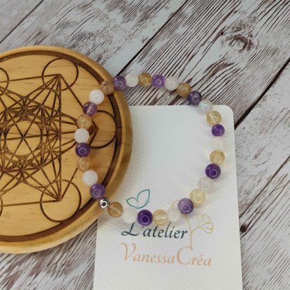 Le Bracelet "Équilibre Sacré" – Sérénité & Renouveau (Ménopause) L'Atelier VanessaCréa
