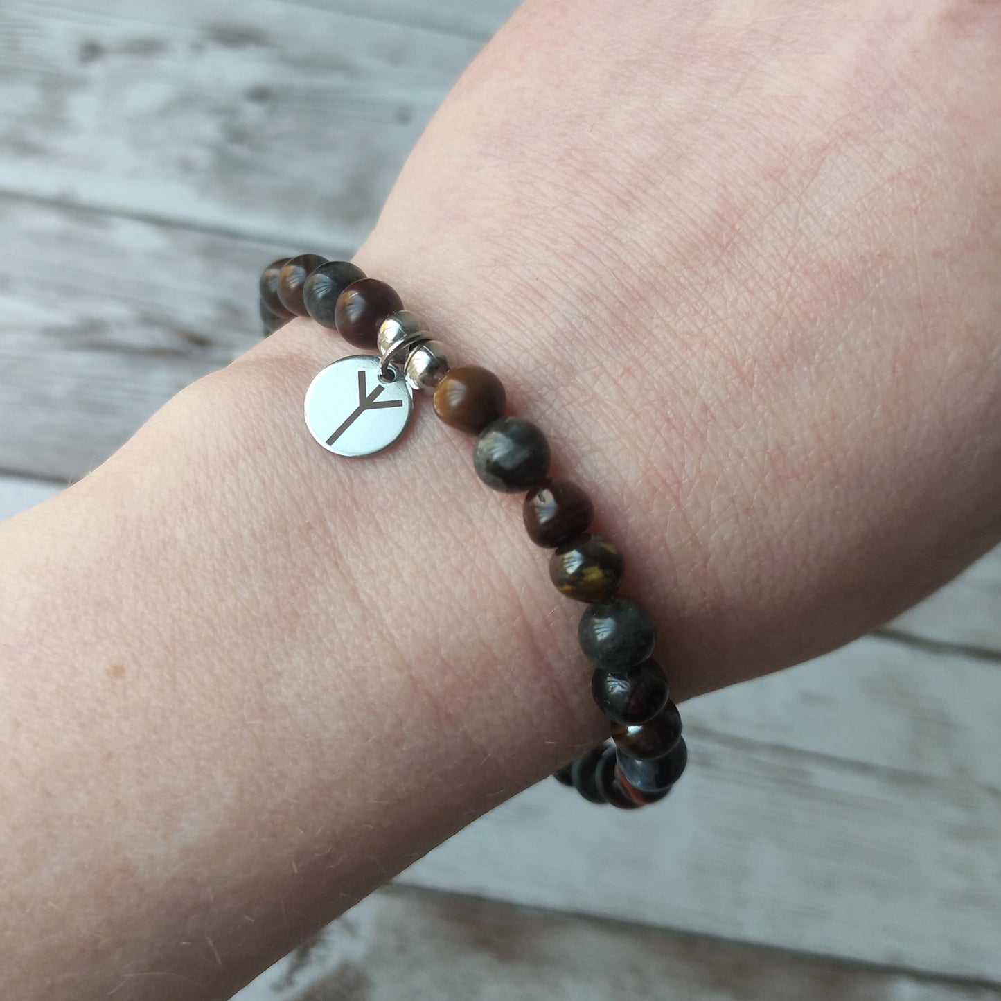 Le Bouclier de Lumière – Bracelet Protecteur & Rune Algiz L'Atelier VanessaCréa