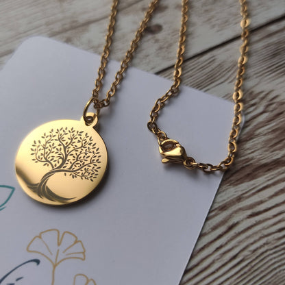 Collier Arbre de Vie Personnalisé - L'Atelier VanessaCréa