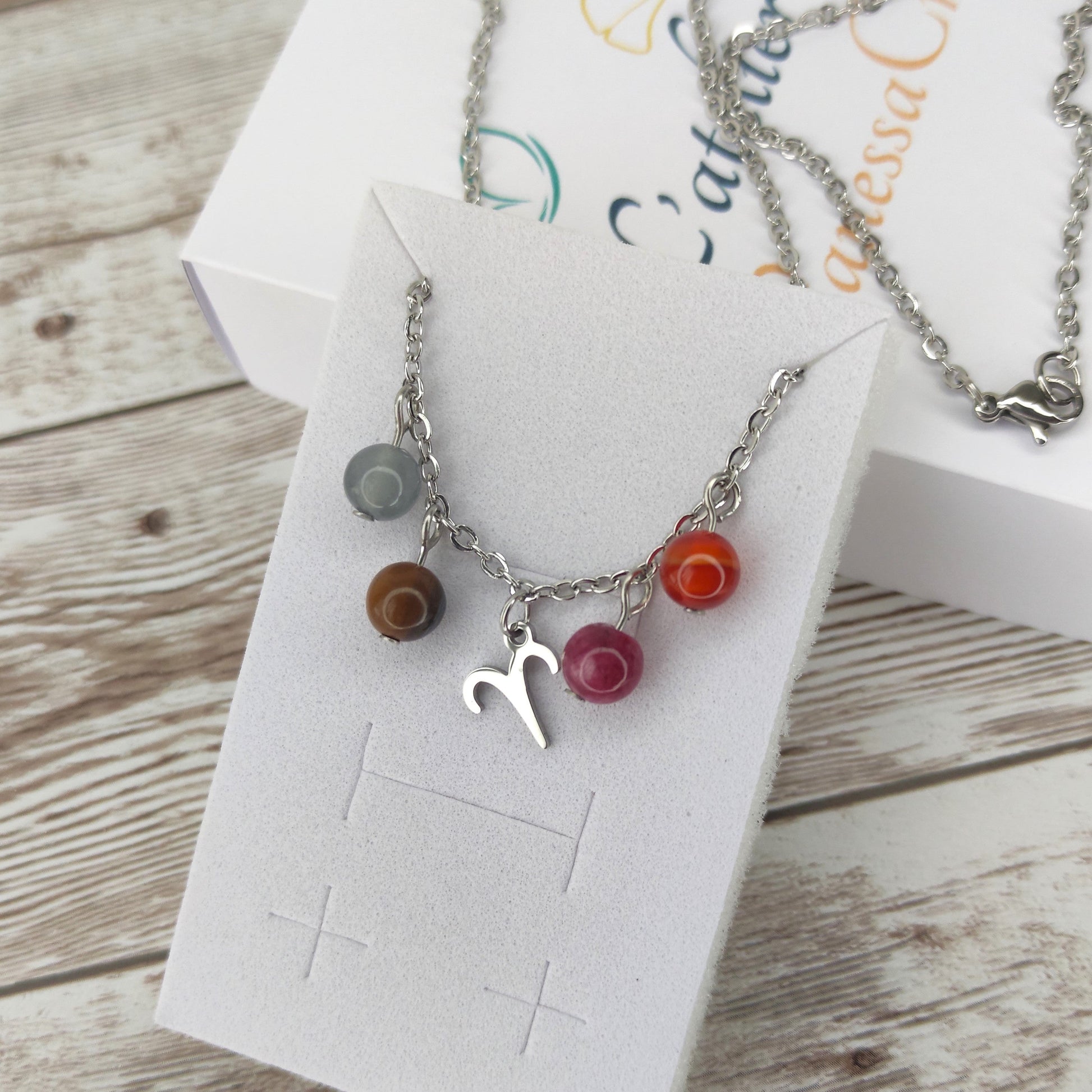 Collier "Énergie du Bélier" – Harmonie & Détermination L'Atelier VanessaCréa