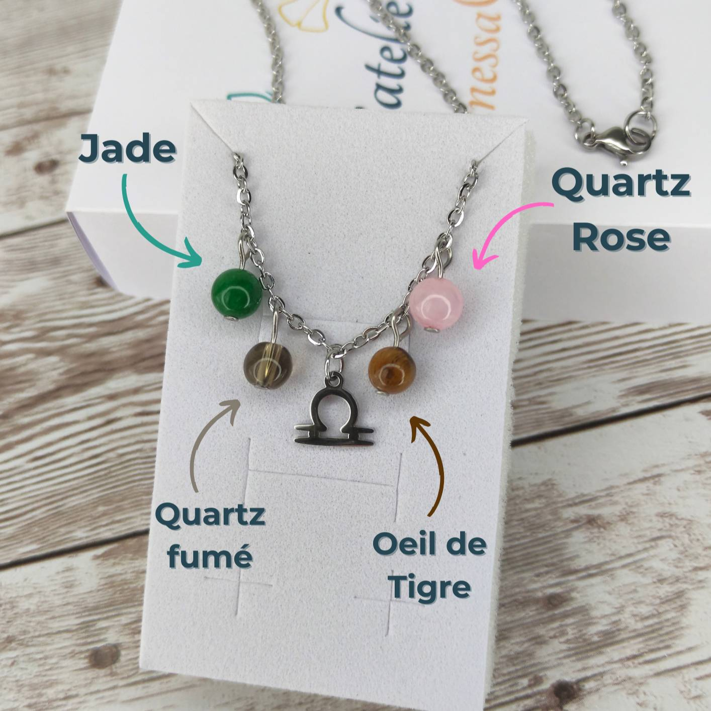 Collier "Énergie de la Balance" - Équilibre & Harmonie L'Atelier VanessaCréa