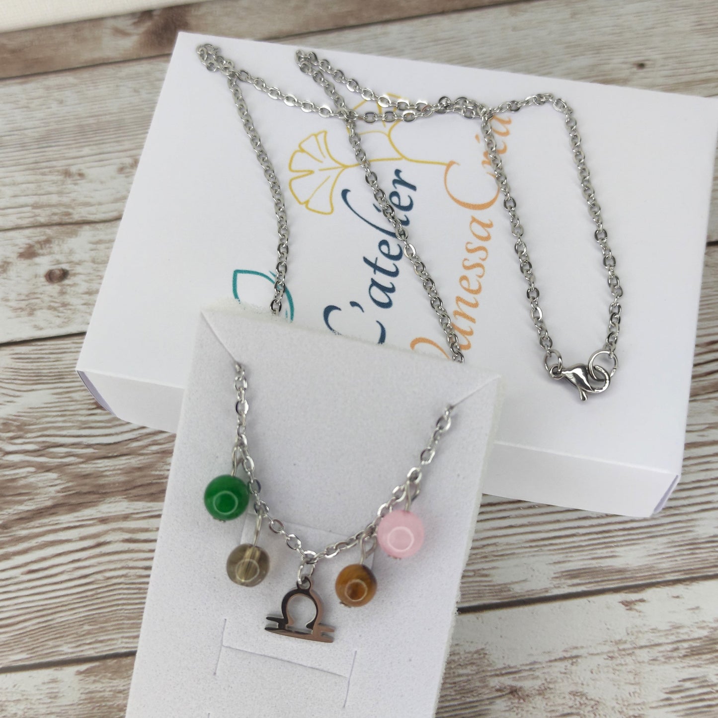 Collier "Énergie de la Balance" - Équilibre & Harmonie L'Atelier VanessaCréa