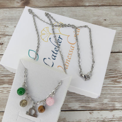 Collier "Énergie de la Balance" - Équilibre & Harmonie L'Atelier VanessaCréa