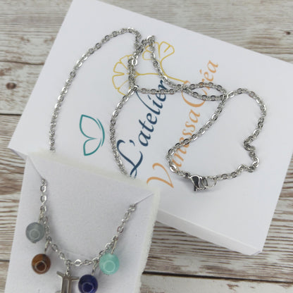 Collier "Alliance Céleste" Gémeaux L'Atelier VanessaCréa