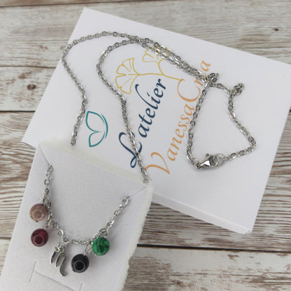 Collier "Essence du Scorpion" – Harmonie Holistique L'Atelier VanessaCréa