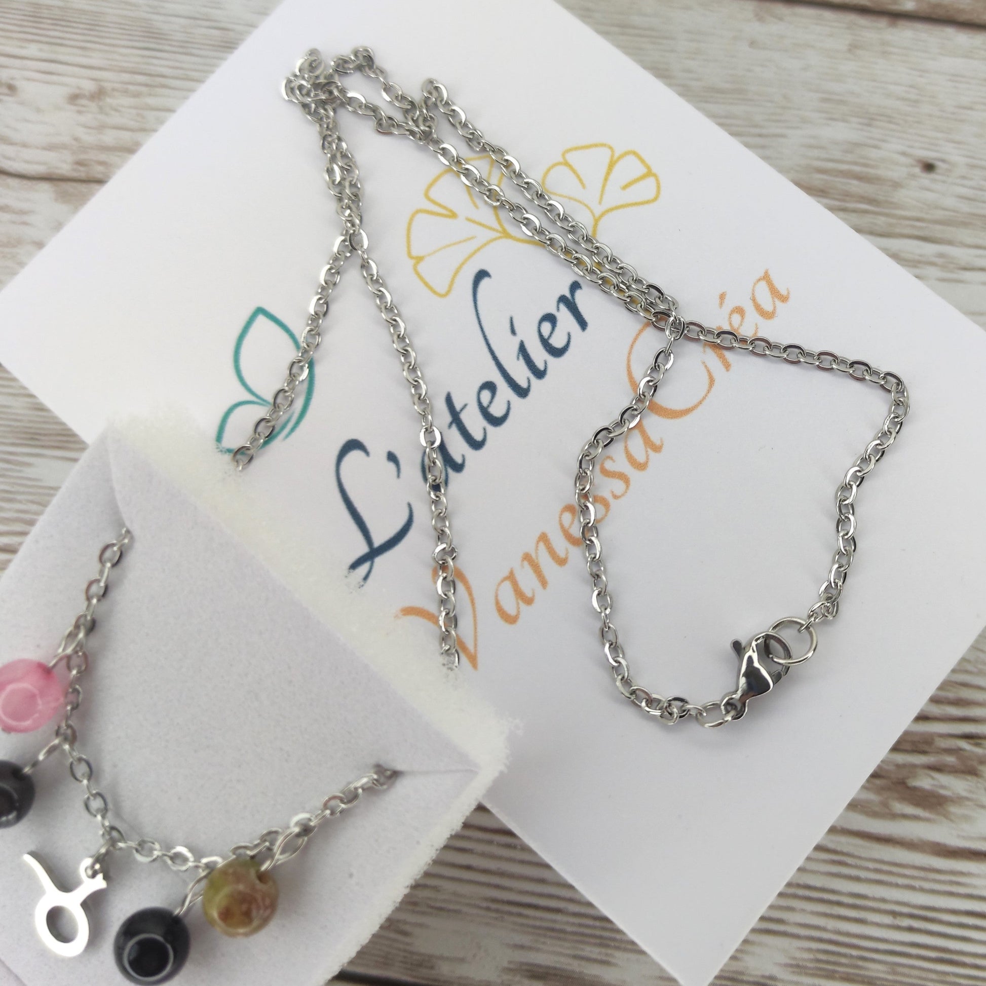 Collier "Équilibre du Taureau" – Harmonie, Ancrage et Cœur L'Atelier VanessaCréa