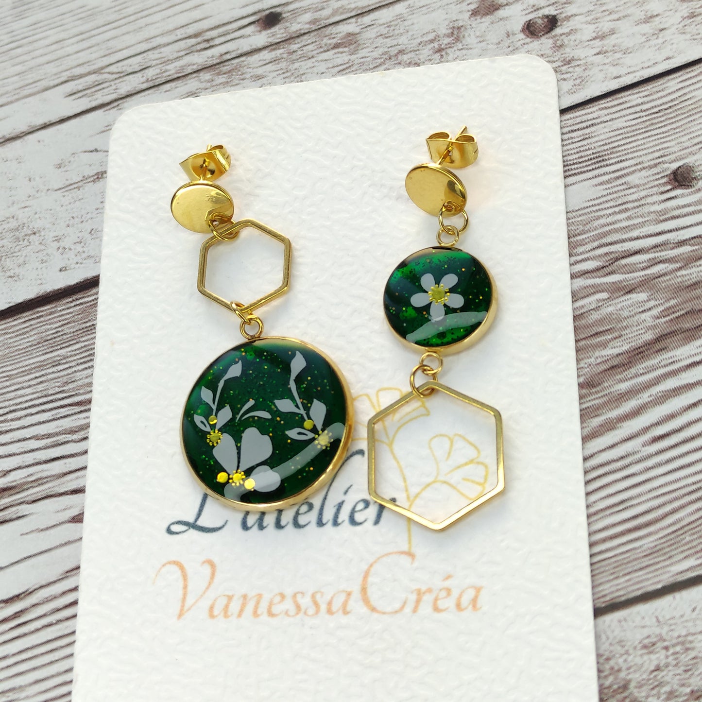 Boucles Asymétriques « Jardin Précieux »