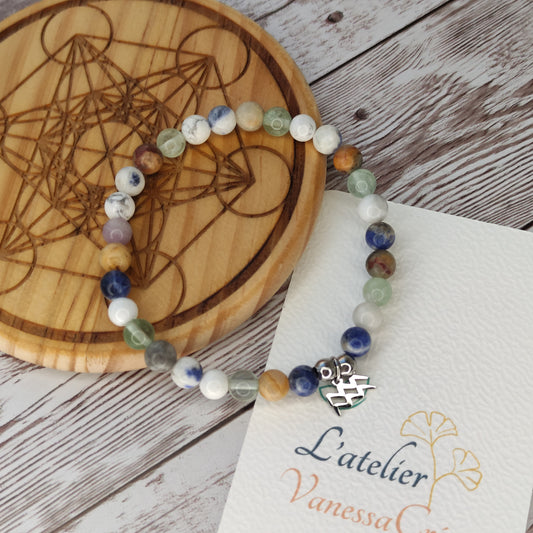 Le Visionnaire – Bracelet Astro Verseau & Clarté Mentale