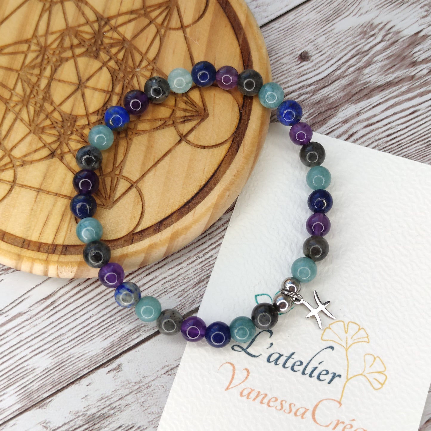 Bracelet "Éveil Intuitif" – Spécial Signe des Poissons