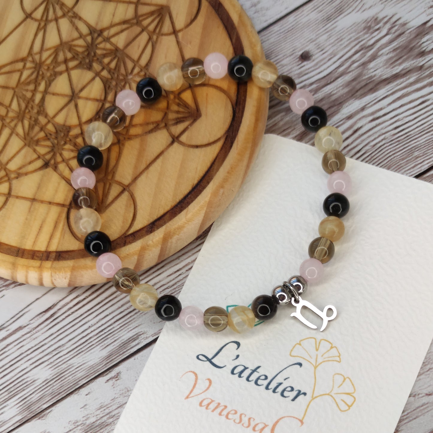 L’Équilibre du Sommet : Bracelet Capricorne – Ancrage, Sérénité & Rayonnement