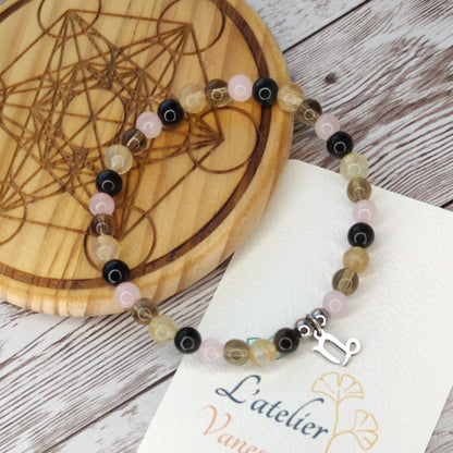 L’Équilibre du Sommet : Bracelet Capricorne – Ancrage, Sérénité & Rayonnement