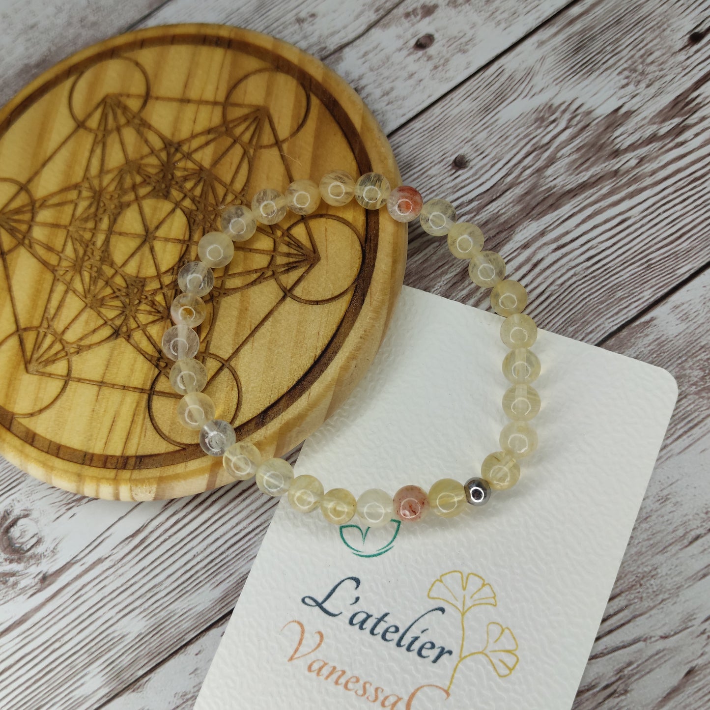 Bracelet "Éclat Solaire" en Citrine Naturelle
