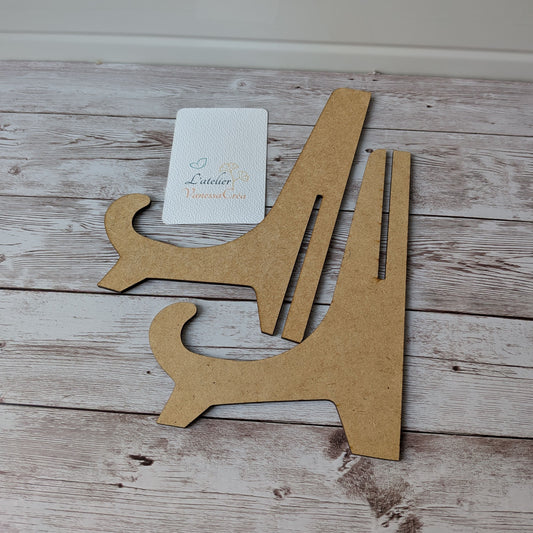 Support en bois sur-mesure pour création vibratoire L'Atelier VanessaCréa