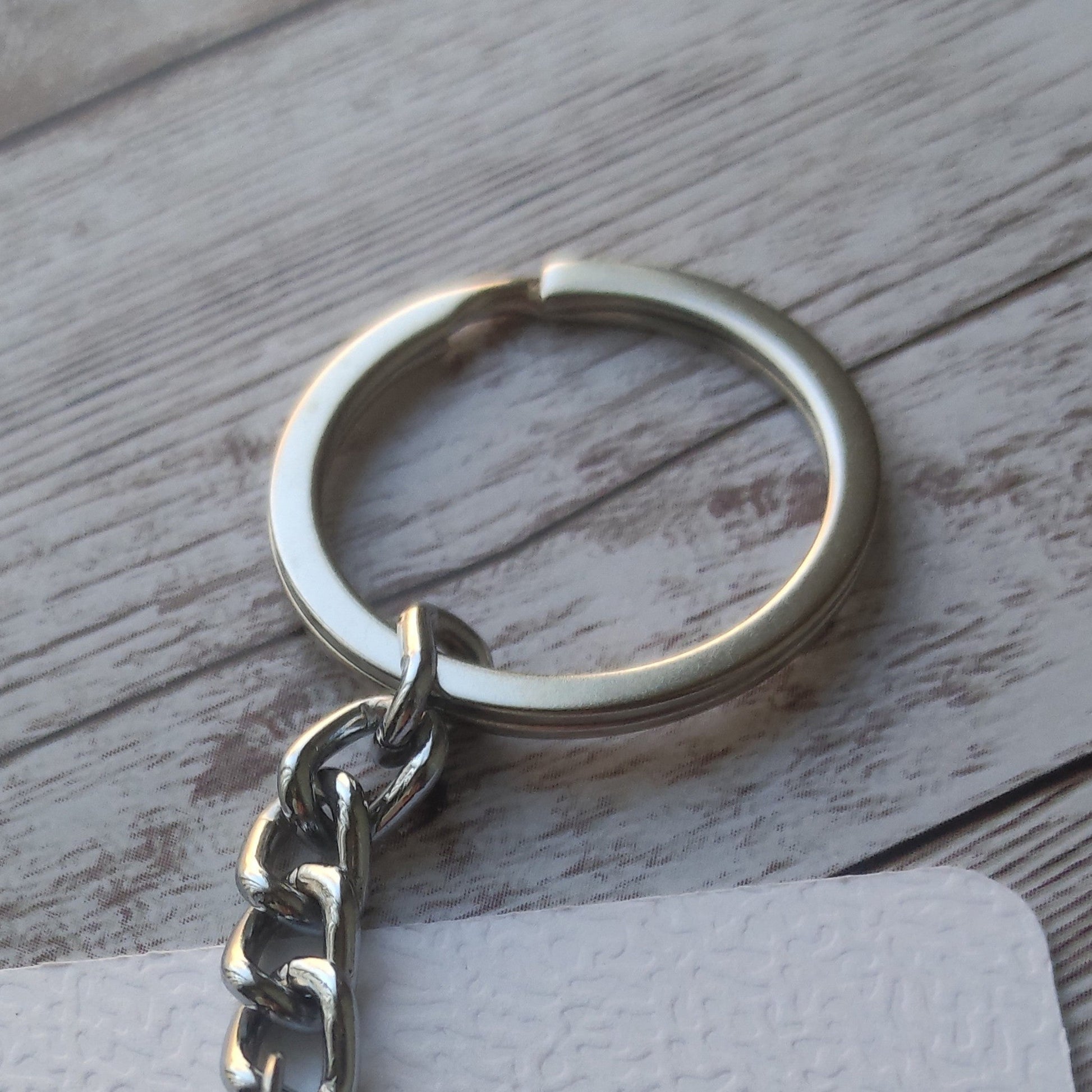 Porte-clés Photo Personnalisé Acier Miroir - Gravure Laser L'Atelier VanessaCréa