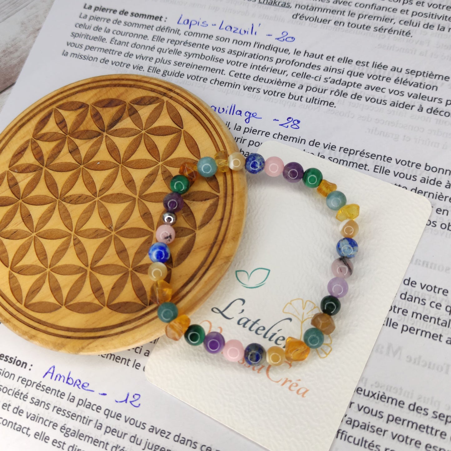 Bracelet chemin de vie personnalisé - L'Atelier VanessaCréa