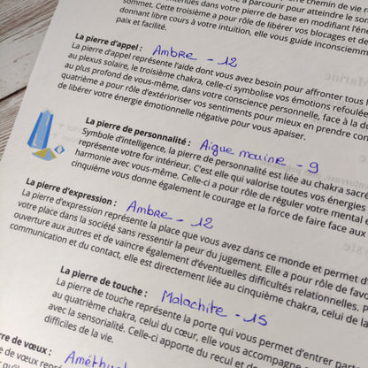 Explication calcul bracelet chemin de vie  - L'Atelier VanessaCréa