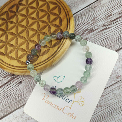 Bracelet Fluorite naturelle L'Atelier VanessaCréa