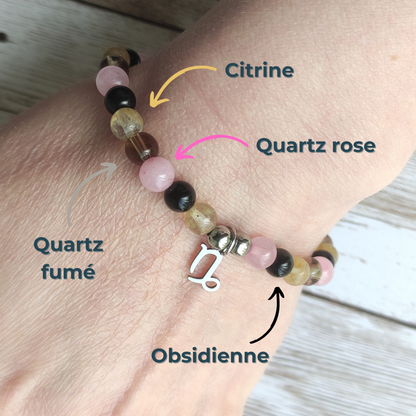 L’Équilibre du Sommet : Bracelet Capricorne – Ancrage, Sérénité & Rayonnement L'Atelier VanessaCréa