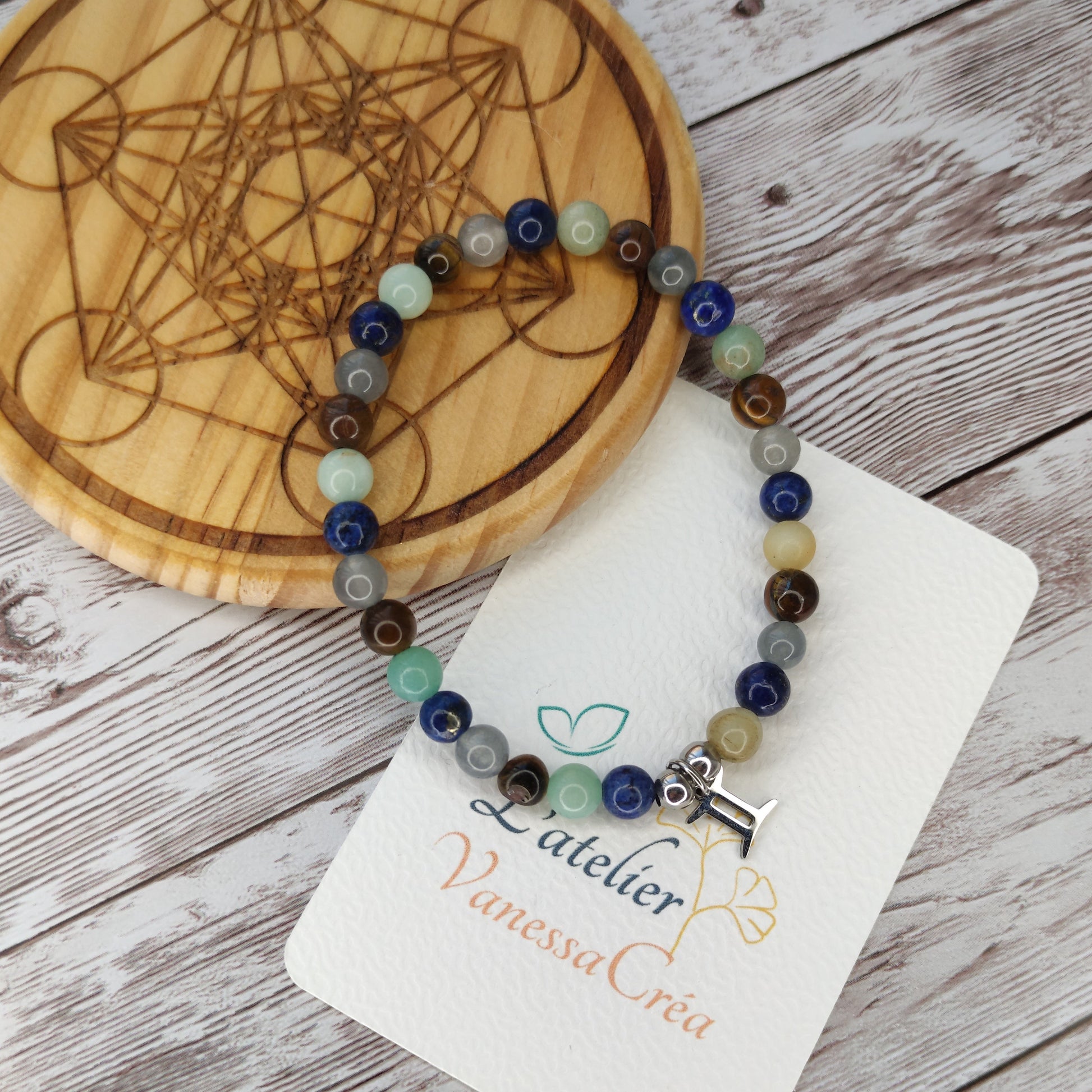 Bracelet "Éclat des Gémeaux" – Communication, Protection & Clarté Mentale L'Atelier VanessaCréa