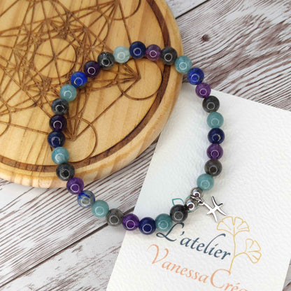 Bracelet "Éveil Intuitif" – Spécial Signe des Poissons L'Atelier VanessaCréa