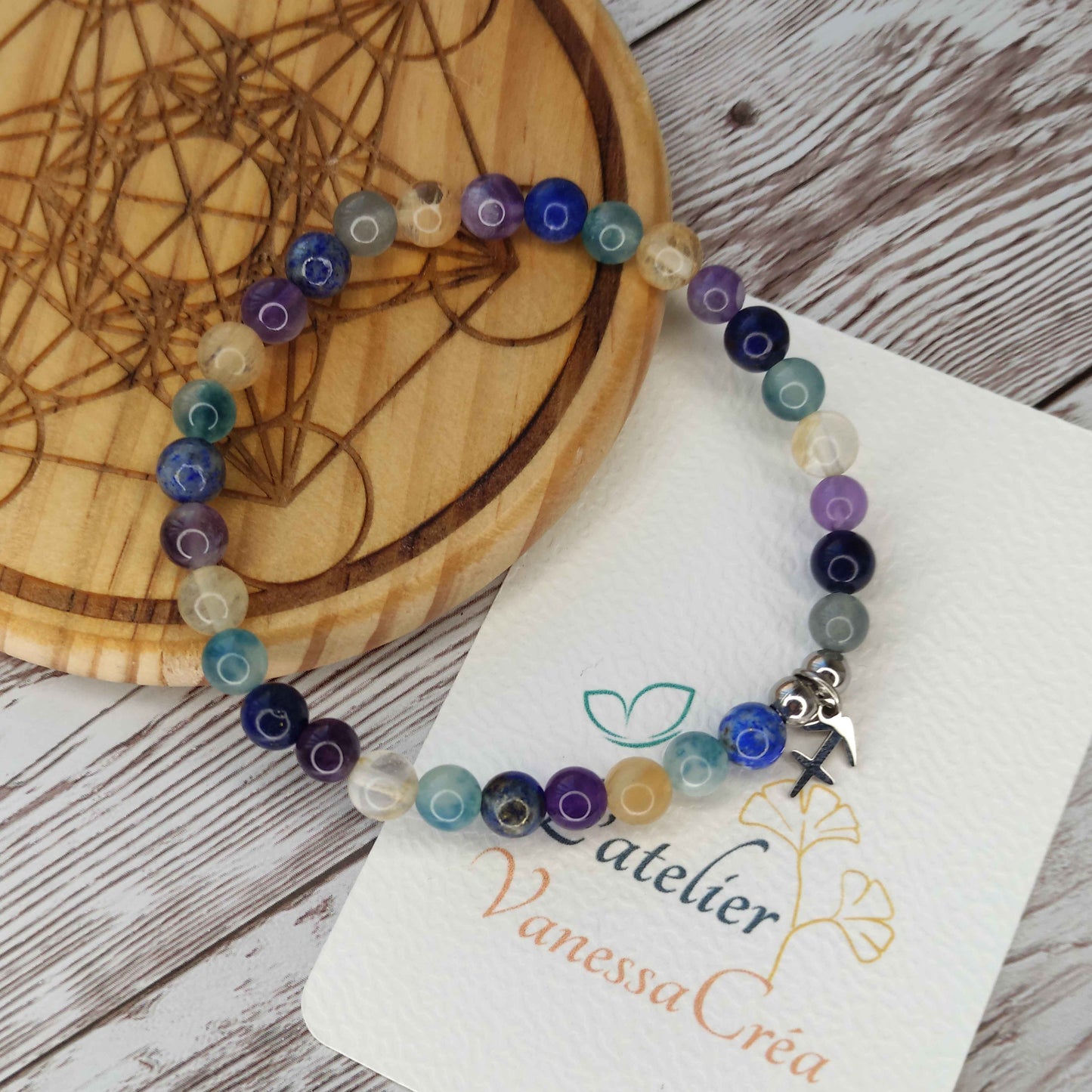 Bracelet "Odyssée Stellaire" – Signe du Sagittaire | Sagesse, Équilibre & Expansion L'Atelier VanessaCréa