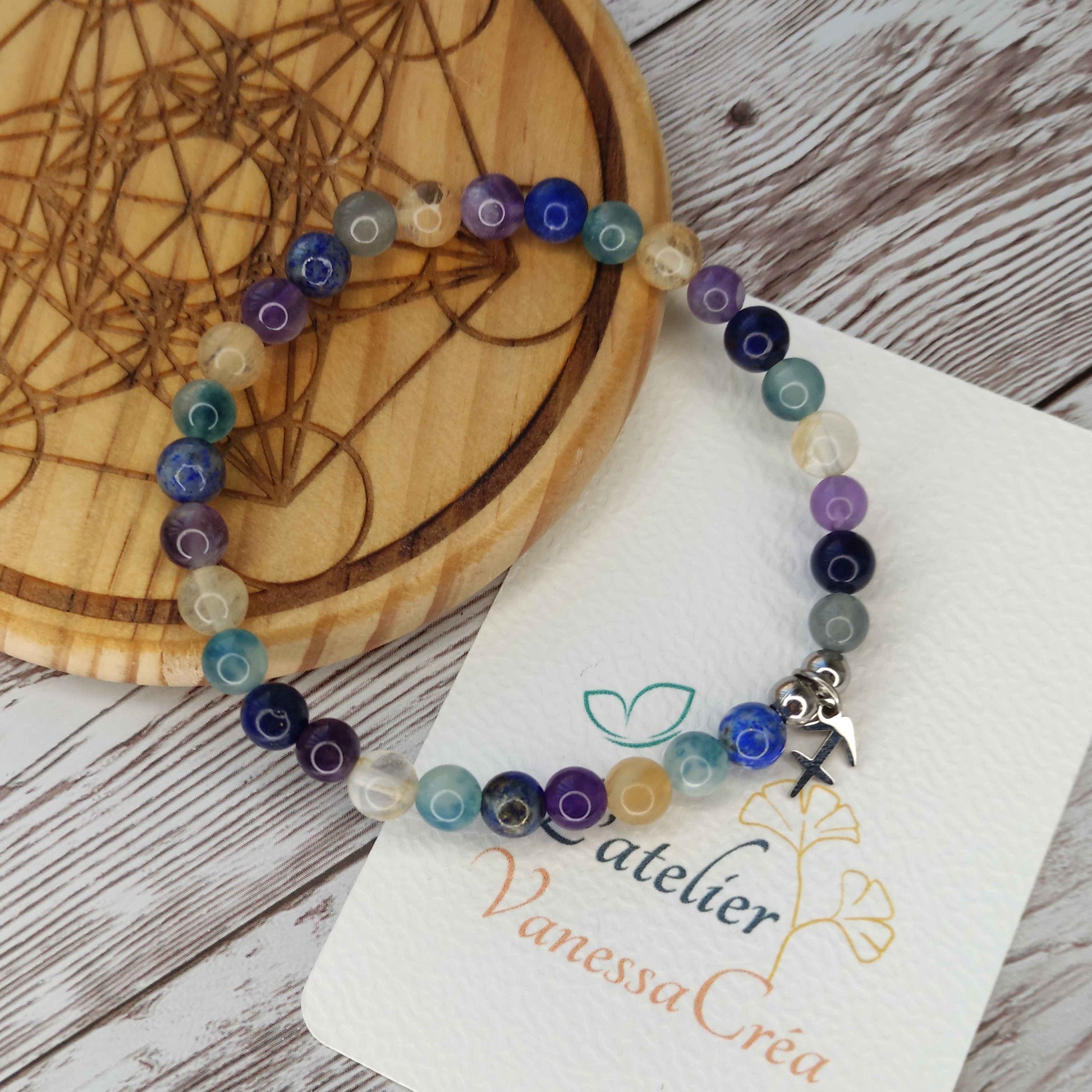 Bracelet "Odyssée Stellaire" – Signe du Sagittaire | Sagesse, Équilibre & Expansion L'Atelier VanessaCréa