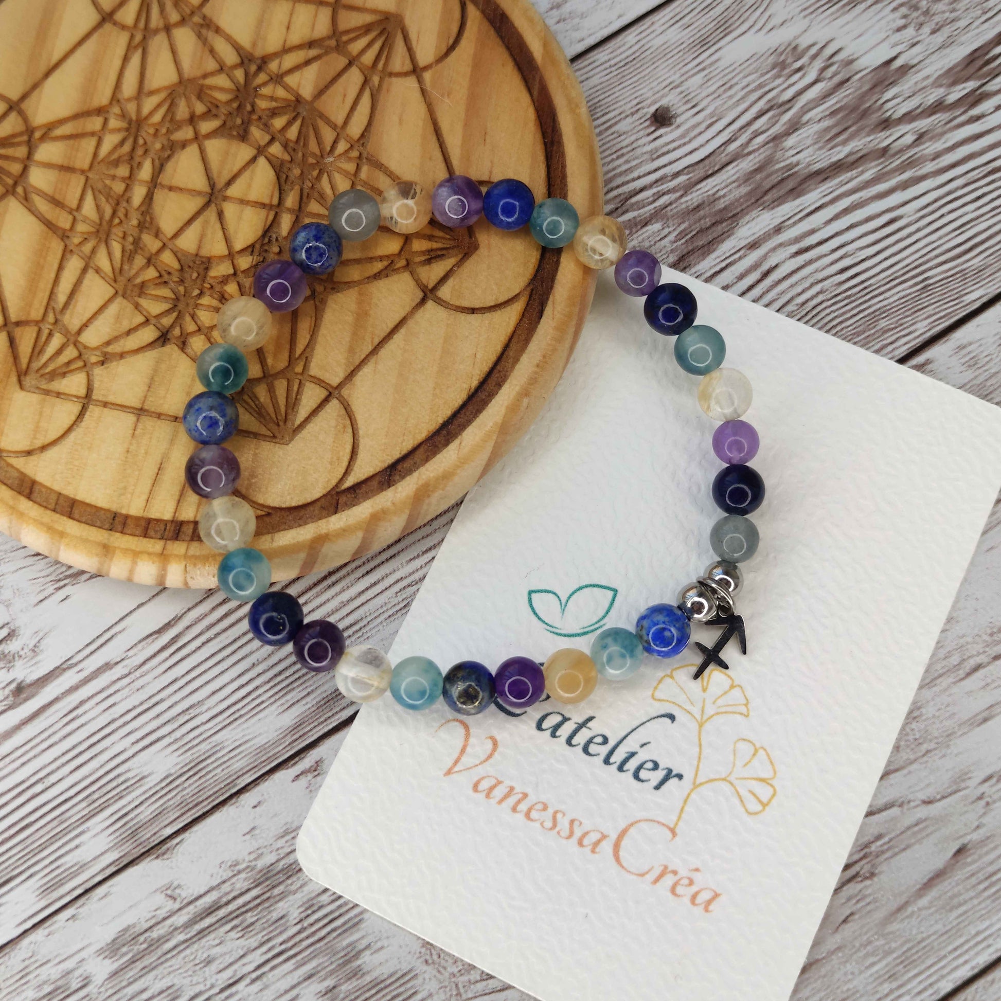 Bracelet "Odyssée Stellaire" – Signe du Sagittaire | Sagesse, Équilibre & Expansion L'Atelier VanessaCréa