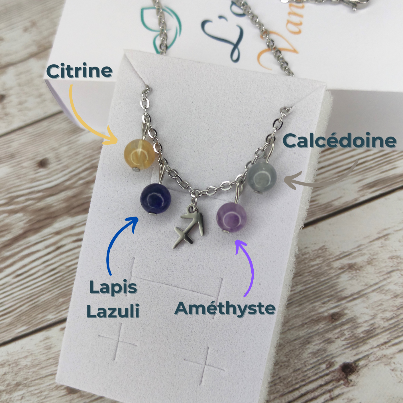 Collier "Alliance du Sagittaire" – Énergie & Sérénité