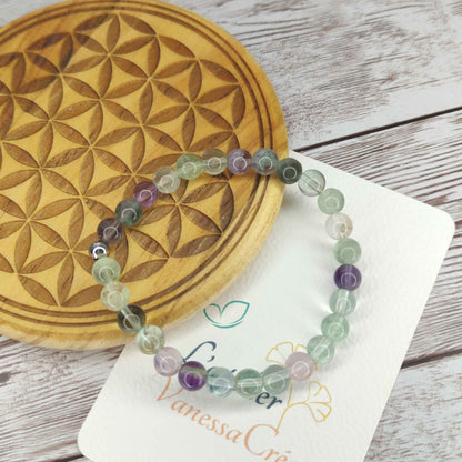 Bracelet Fluorite naturelle L'Atelier VanessaCréa