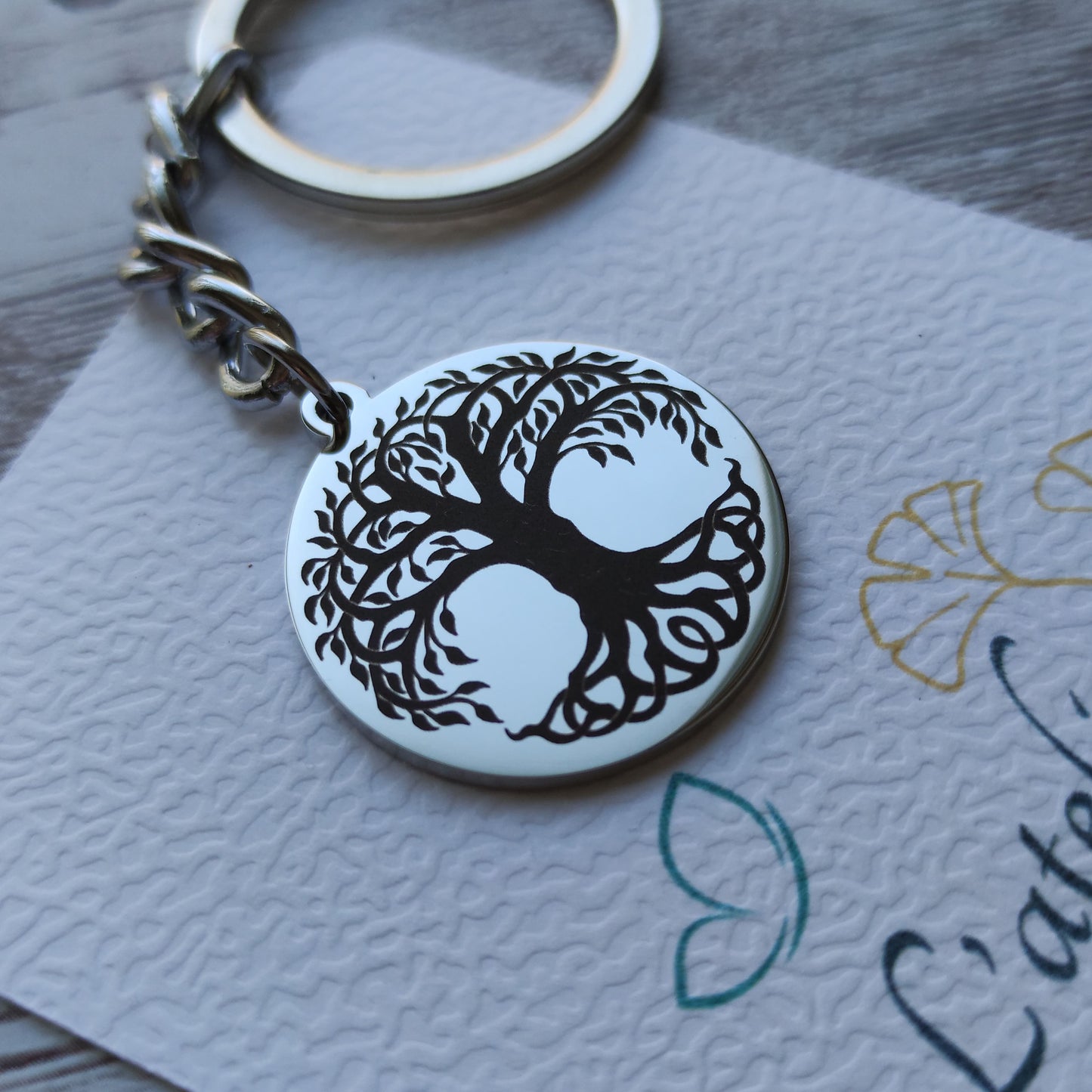 Porte-clés Arbre de Vie Arabesque - L'Atelier VanessaCréa