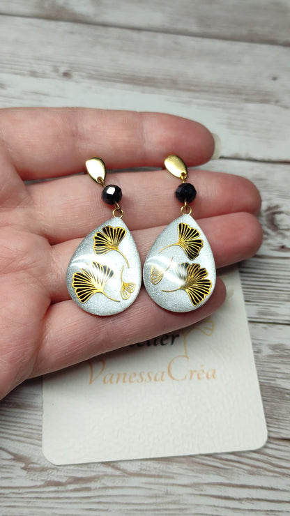Boucles "Lola" Gingko
