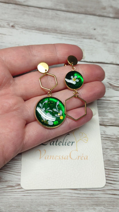 Boucles Asymétriques « Jardin Précieux »